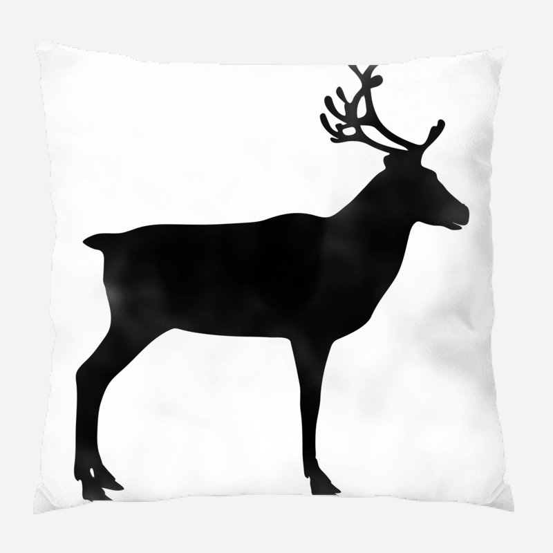 Coussin de renne Ortis, Microsuède, Intérieur