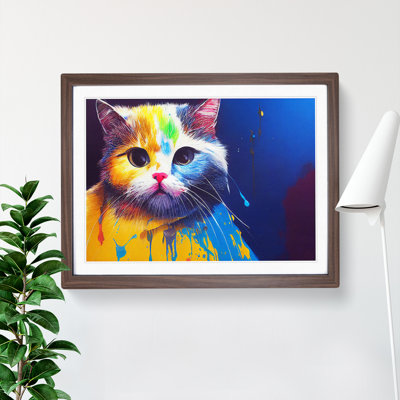Cat Painted Vol.1 - Framed Print
