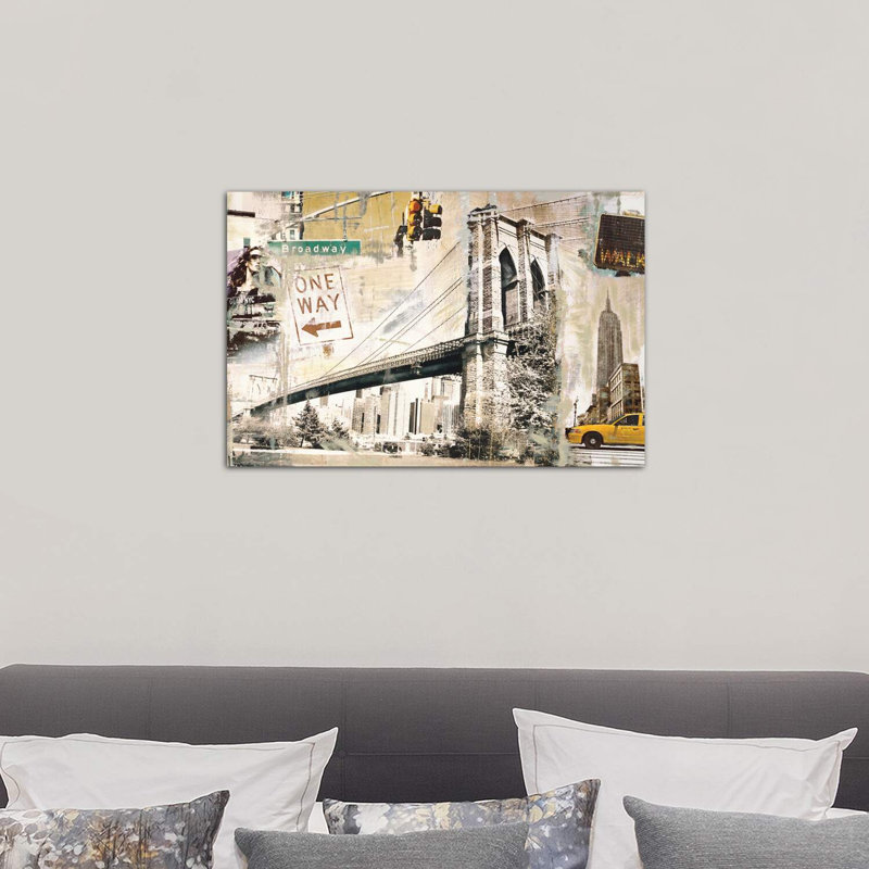 Manhattan by Tyler Burke - Wrapped Canvas Print, 66.04 cm H x 45.72 cm W x 1.91 cm D