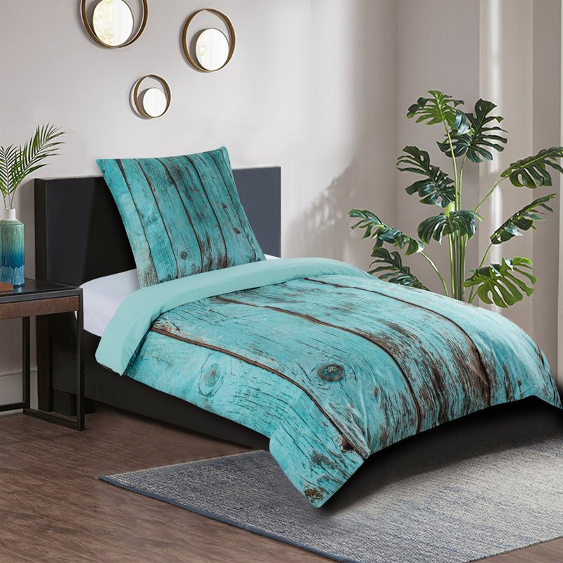 Cotton Striped Duvet Cover Set with Pillowcases