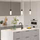 Hubbard Single Light Glass Dimmable Pendant