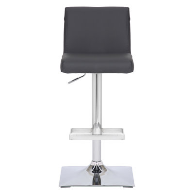 Snella Swivel Upholstered Adjustable Height Bar Stool