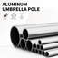 10Ft Patio Umbrella With High Fabric And Wind Ventilation Deck Water- Material Stable Base