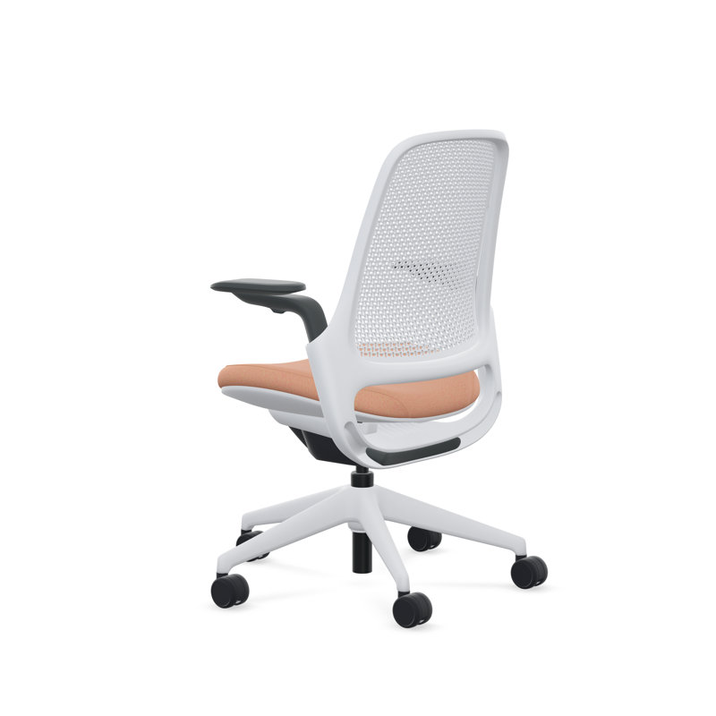 Steelcase Series 1 Air, Persimmon, Seagull, Hard Floor