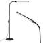 Lampe sur pied 18W 112 LEDs, lumière de maquillage à cils à intensité variable, 3000K-6000K avec port USB pour lampe de salon