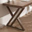 Bureau moderne et simple en bois massif-2040431012