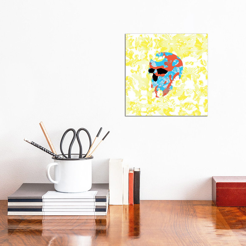 Country Skull by Ali Gulec - Wrapped Canvas Print, 30.48 cm H x 30.48 cm W