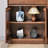 High quality black walnut bookcase