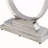 White and Silver Sofa Table