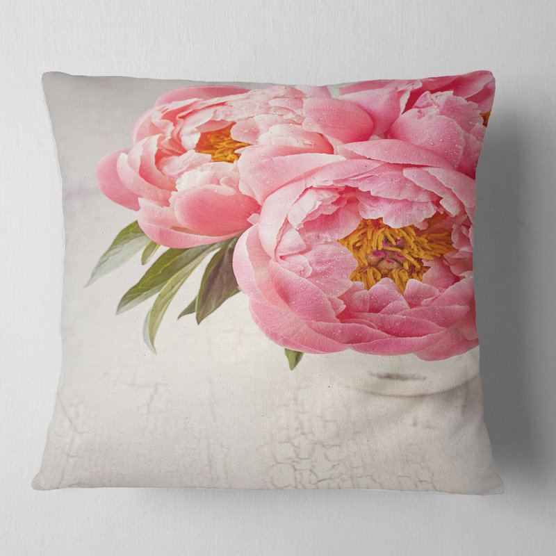 Housse de coussin carré et insert, 16 po x 1 po, Coussin décoratif