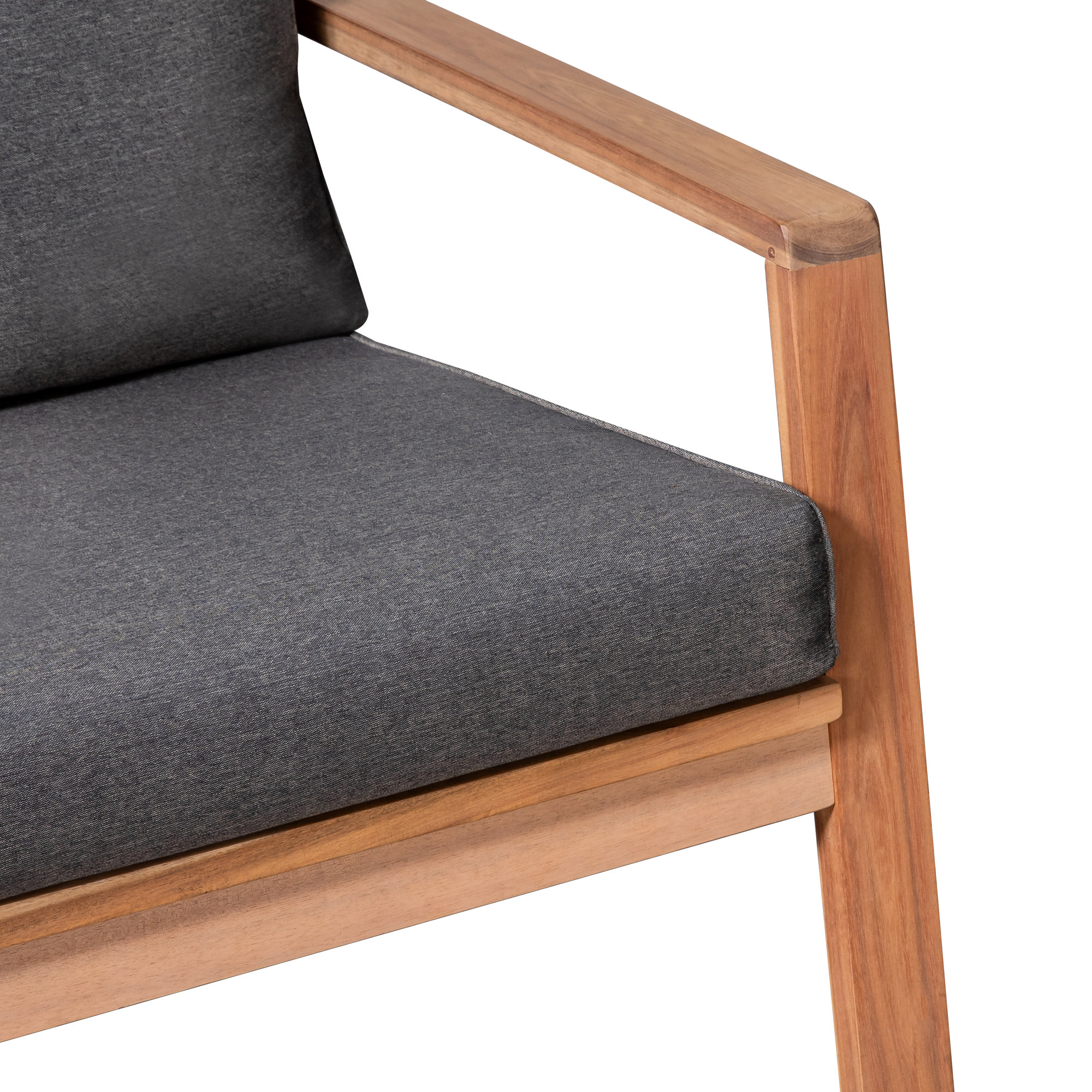 Davies Acacia Patio Lounge Chair (Set of 2)