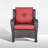 Dahlyla Wicker 2 - Person Patio Conversation Set with Cushions-436596332-436596333