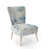 Floral White Polyester Blend 6 selected