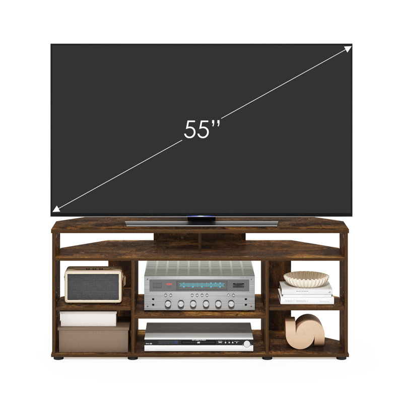 Necati TV Stand for TVs up to 55", Rustic Brown