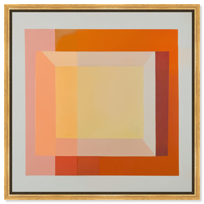 Art géométrique moderne sur toile Minimal Color Blocks II par Art Remedy