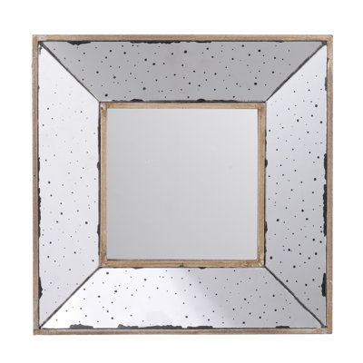 Modern Square Accent Mirror, Wall Mirror