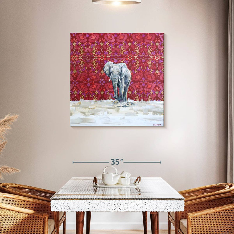 Crowle Elephant Elegance, 36" H x 36" W