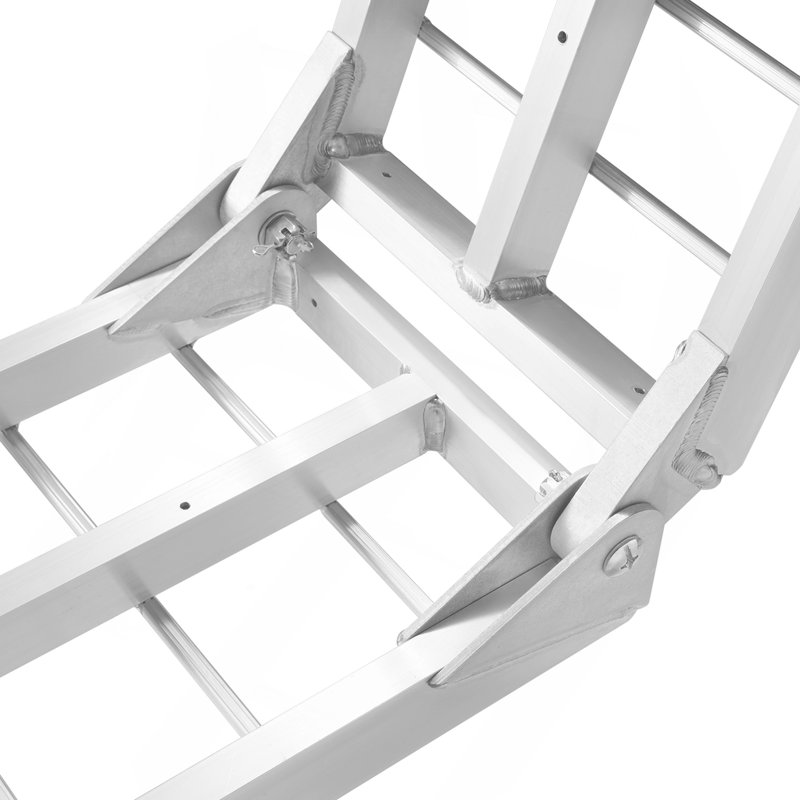 Rampe en aluminium 1500 LBS Rampes de chargement pliables pour camionnettes Lit 2 PCS