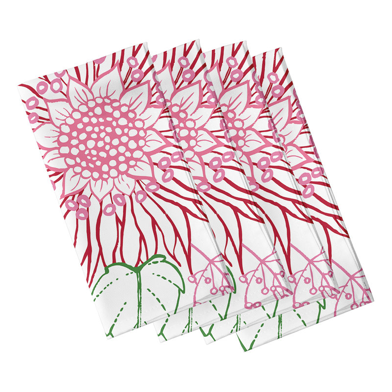Ensemble de serviettes 4 pièces Marlow Zentanle, Rouge