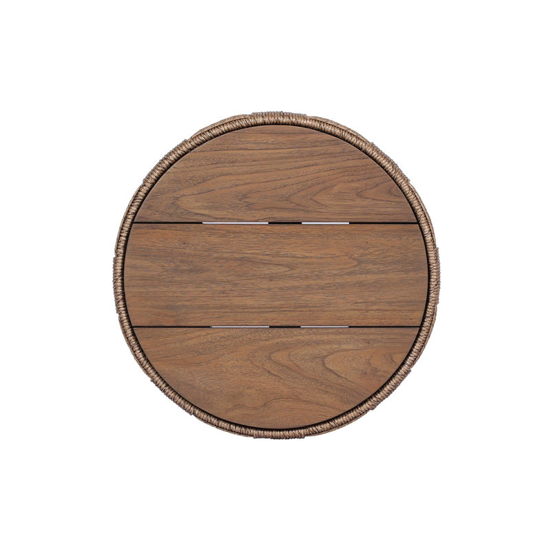 Brandt Outdoor Round Teak Side Table
