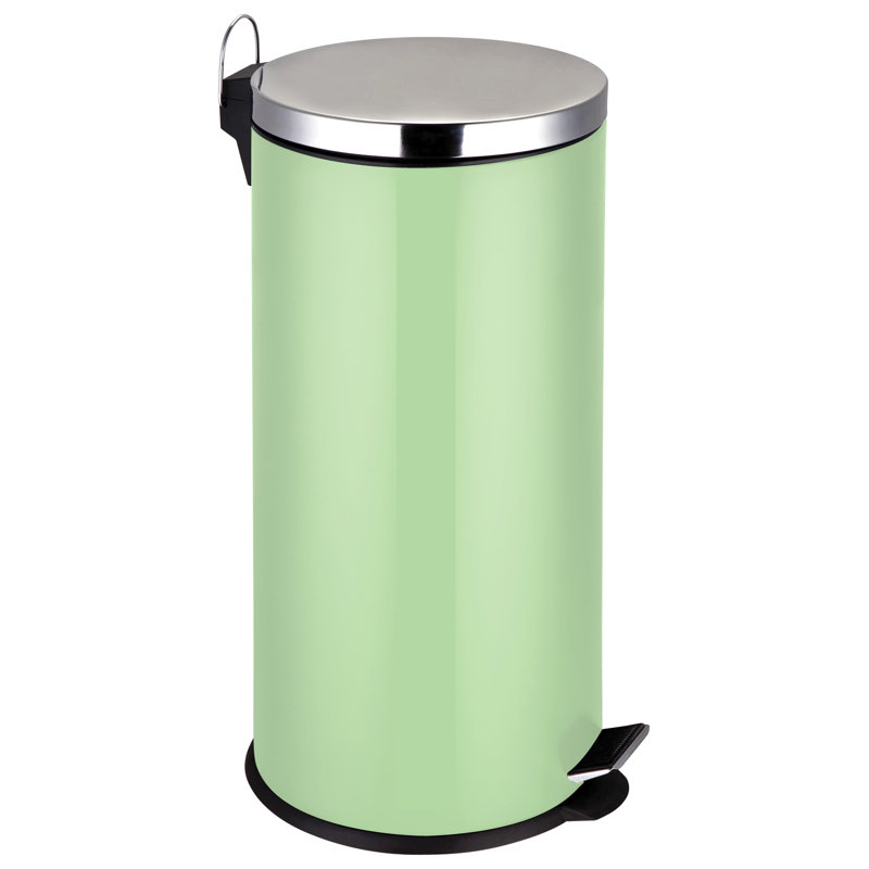Steel Step On Kitchen Trash Can - 30L