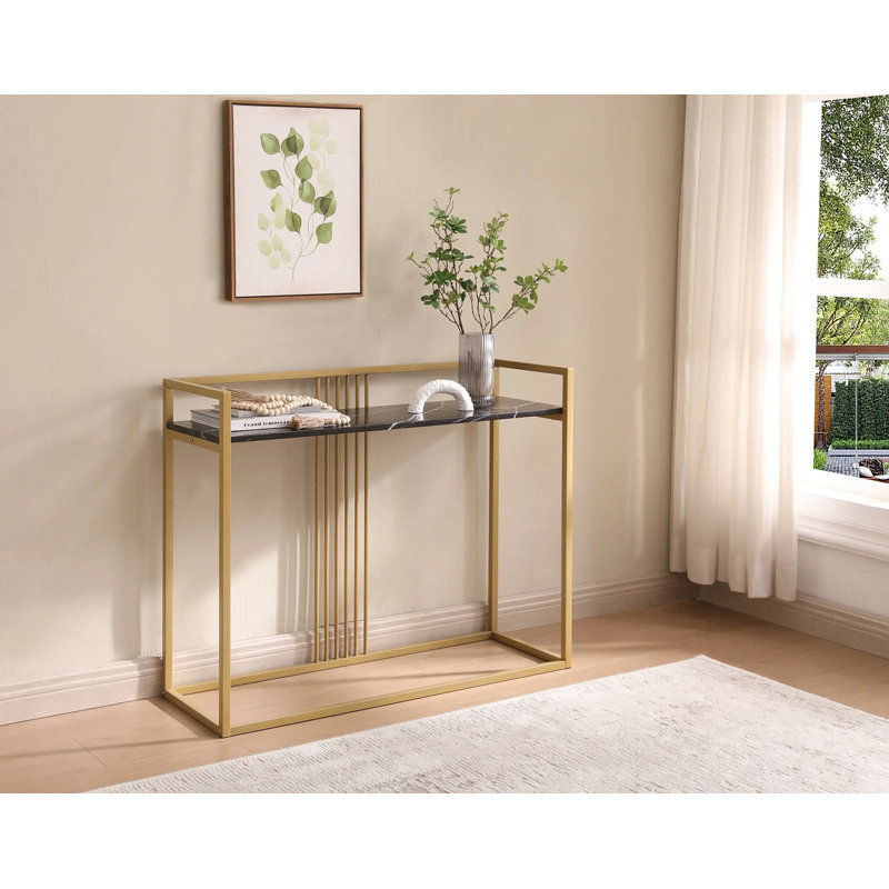 Canapé-console Raedynn, Noir