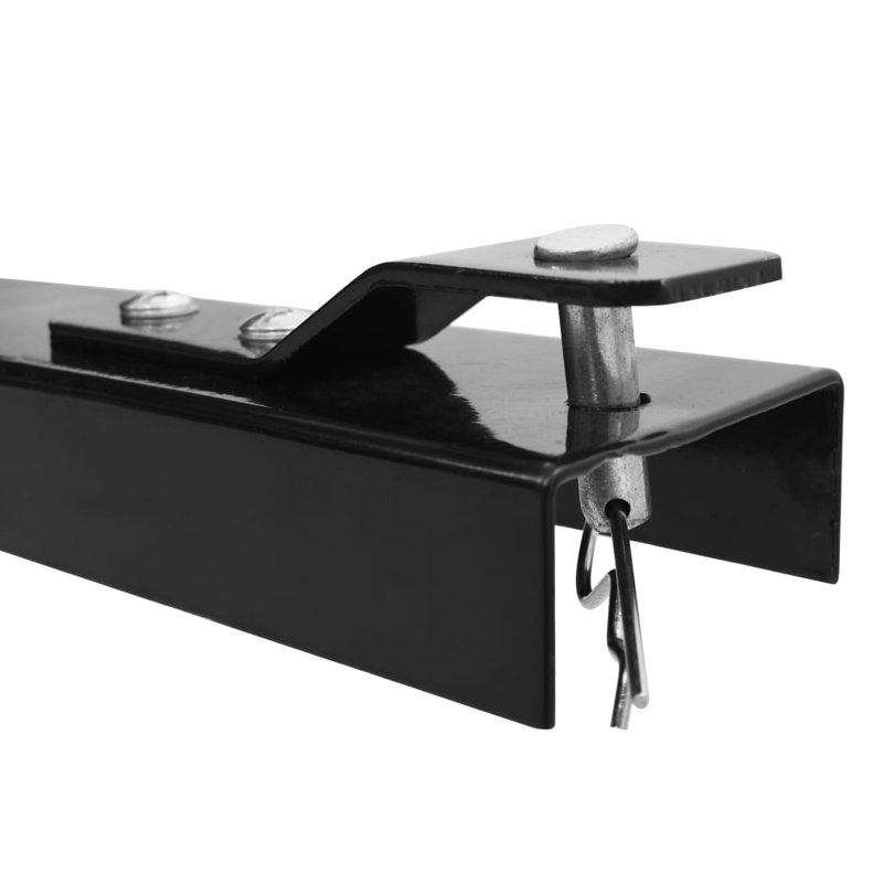 Remorque basculante vidaXL pour tondeuse à gazon avec charge de 661,4 lb