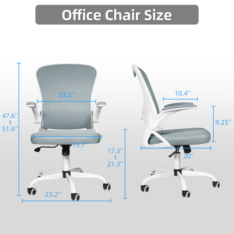 Chaise de travail ergonomique Dvenger, Blanc, gris