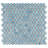 Hudson Penny Round 11-7/8 " x 12-5/8 " Porcelain Mosaic Floor & Wall Tile-36267893