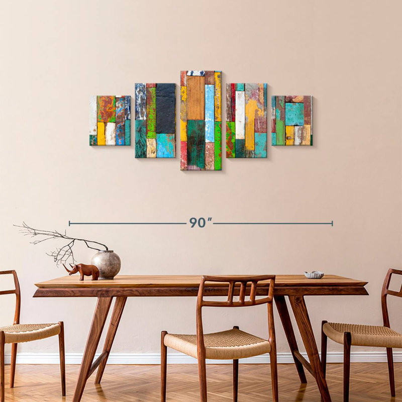 Retro Wood, 34" H x 74" W
