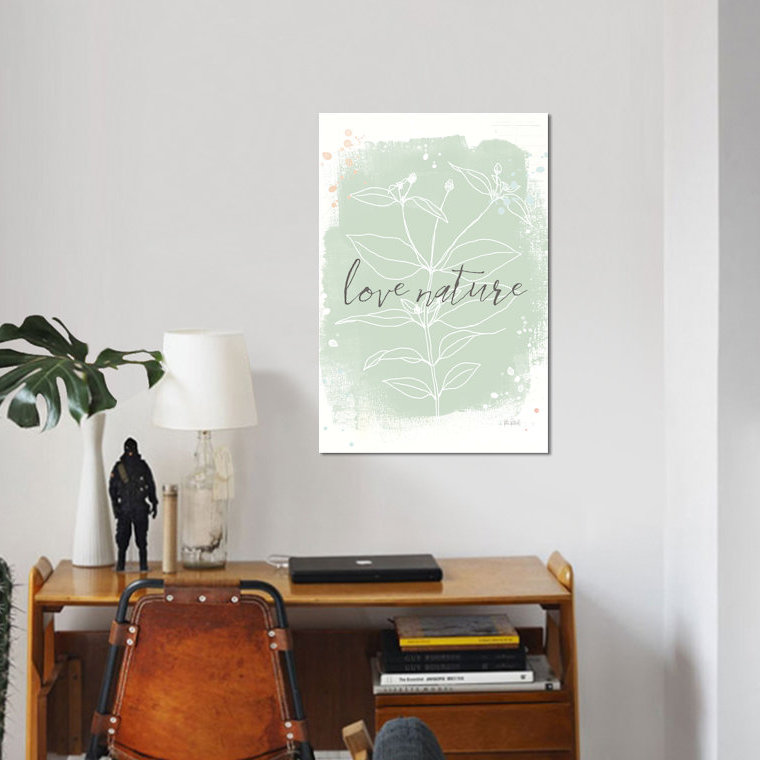 «Organic Lines IV» sur toile, H 12 po x l 8 po x P 0,75 po, Pas de tapis, Toile tendue