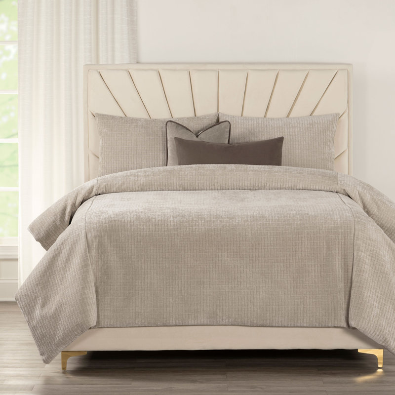 Duvet Cover & Insert, King Duvet Cover + 2 Shams + 2 Throw Pillows