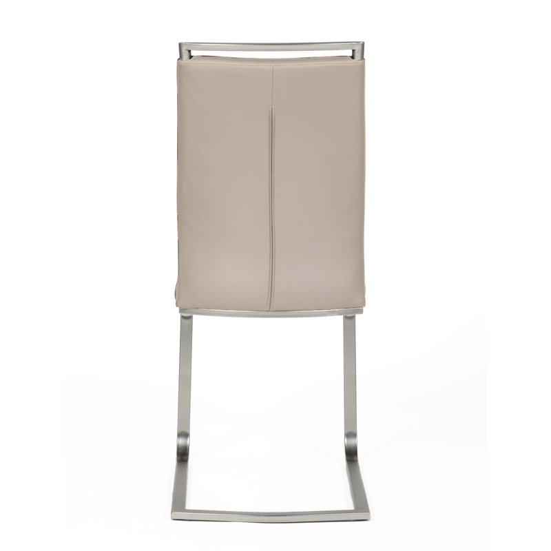Sigrid 49cm H Upholstered Cantilever Chair, Taupe