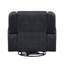 Mobilier de salon luxueux avec fauteuil inclinable et pivotant en tissu ébène-130083704