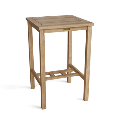 Avalon Square Teak Outdoor Bar Table