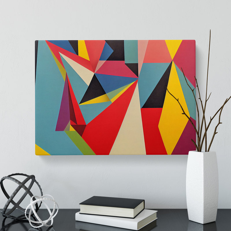 Suprematism Art Abstract Vol.5 - Wrapped Canvas, 50cm H x 76cm W x 3cm D