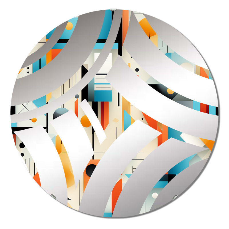 Miroir décoratif turquoise, 23,6 po x 23,6 po