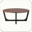 Table basse en bois d'acacia massif fonctionnelle, élégante, polyvalente, pratique, compacte, moderne