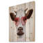 « vache avec verres à coeur rouge », impression-35105158-35105170