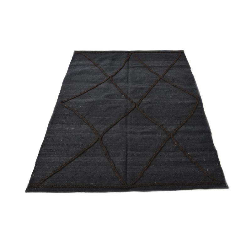 4'2 x 5'11 Ponce Black Rug