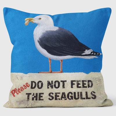 Dont Feed the Seagulls - Martin Wiscombe Cushion