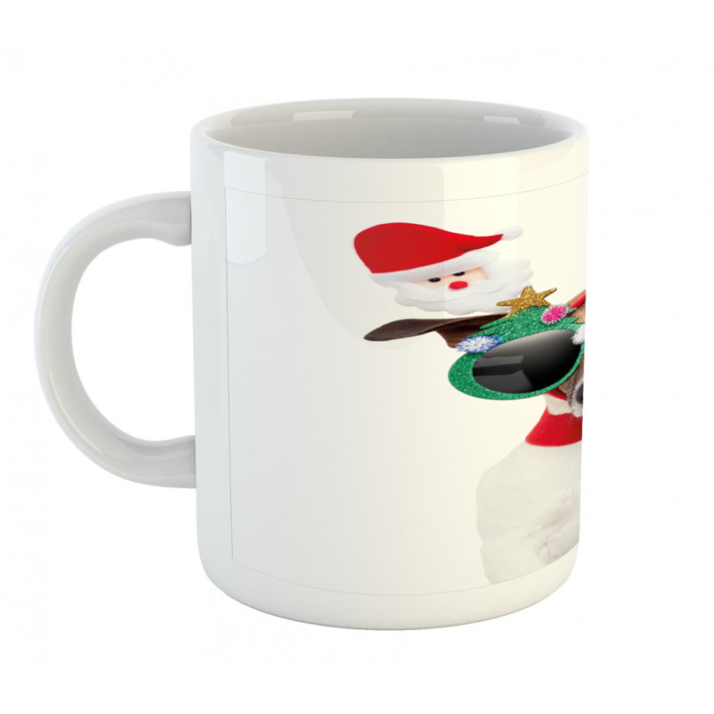 Grande tasse à café amusante chiot