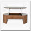 Table basse à plateau relevable 47,2 po