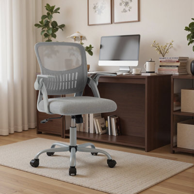 Ergonomic Mesh Task Chair with Flip up Arms by Inbox Zero