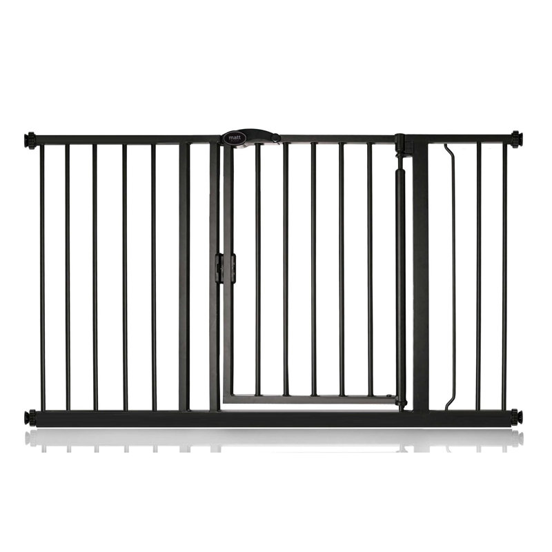 Safety Gate, Matt Black, 125.4cm - 132.4cm