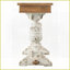 Table basse en bois de sapin rétro Alcott avec finition blanchie - idéale pour la salle à manger Maison, style héritage chaleureux