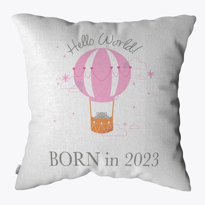 White Square Throw Pillow Cover