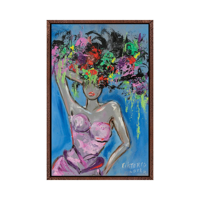 Dancing By The Ocean by Viktoria Latka - Gallery-Wrapped Canvas Giclée on Canvas, Classic Wood Floated Frame