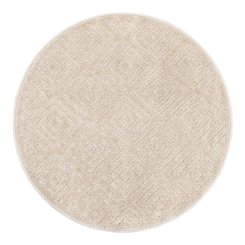 Sabrina Soto Logan Indoor/Outdoor Rug, Round 3'1"