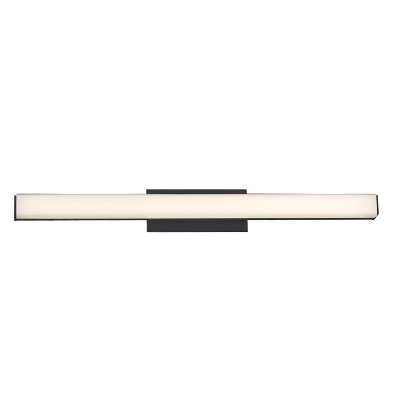 Brink 1 - Light LED Bath Bar, 3" H x 24" W x 2.75" D, 3000K, Black